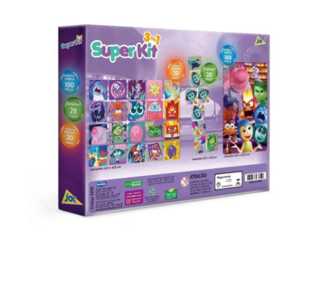 Divertida Mente 2 Super Kit - Toyster - Ri Happy (Cód.1002863794)