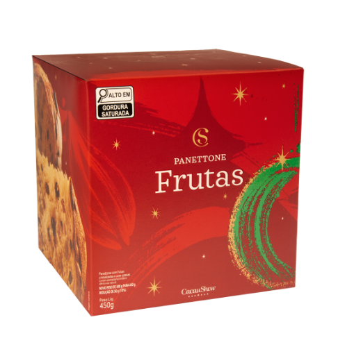 Panetone de Frutas 450g - CacauShow (Cód.1003470)