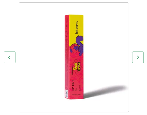 Lip Tint Rosa Intense Bob Esponja 5,5ml - O Boticário (Cód.57060)