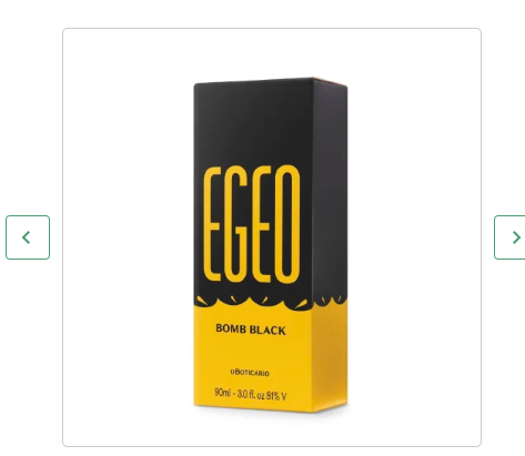 Egeo Bomb Black Desodorante Colônia 90ml - O Boticário (Cód.82685)