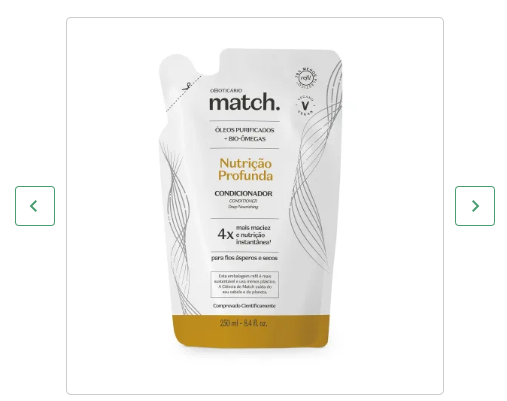 Refil Condicionador Match Nutrição Profunda 250ml - O Boticário (Cód. 83167)