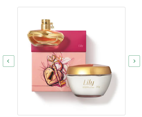 Kit Presente Lily: Eau de Parfum 75ml + Creme Acetinado 250g + Caixa de Presente - DSC - O Boticário (Cód.83531)