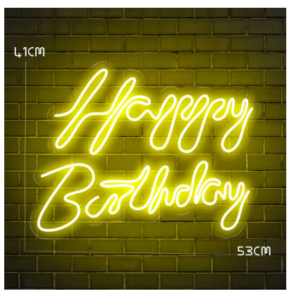 Led Neon Happy Birthday Festa Feliz aniversario debutante - OnTheLight - Magalu (Cód.kf3e5j6ck0)